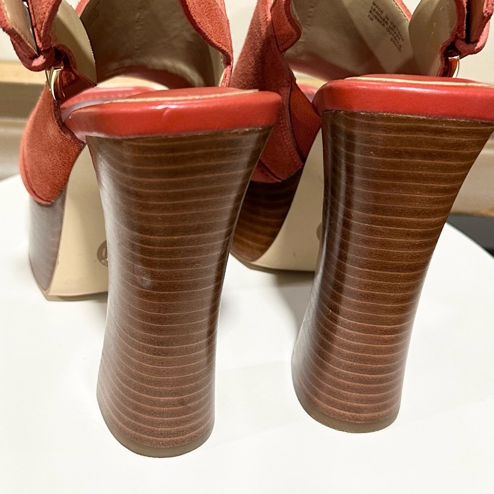 🌸MICHAEL KORS🌸 Rye Suede Platform Sandal Size: 7M - Picture 12 of 14
